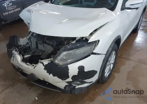 2016 Nissan Rogue Sv из США, поврежденный, VIN KNMAT2MV4GP656443